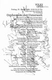 Vienna Opera - Collection of Signed Cast Pages 2001-2016 (Part I)