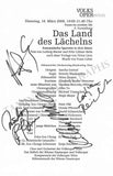 Vienna Opera - Collection of Signed Cast Pages 2001-2016 (Part I)