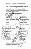 Vienna Opera - Collection of Signed Cast Pages 2001-2016 (Part II)