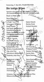 Vienna Opera - Collection of Signed Cast Pages 2001-2016 (Part II)