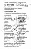 Vienna Opera - Collection of Signed Cast Pages 2001-2016 (Part II)