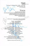Vienna Opera - Collection of Signed Cast Pages 2001-2016 (Part II)