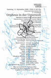 Vienna Opera - Collection of Signed Cast Pages 2001-2016 (Part II)