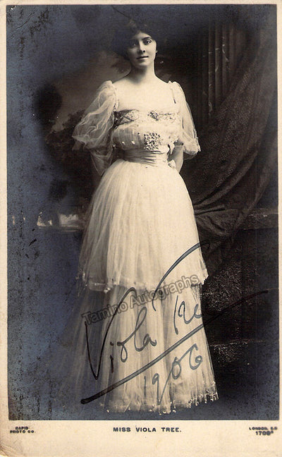 Tree, Viola - Signed Photograph 1906