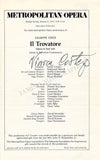Opera Singers Signed Cast Pages – Lot of 86