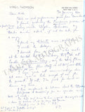 Thomson, Virgil - Set of 2 Autograph Letters Signed