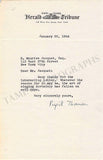 Thomson, Virgil - Set of 2 Autograph Letters Signed