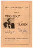 Babin, Victor - Vronsky, Vitya - Signed Program & Clip 1970