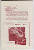 Horowitz, Vladimir - Concert Program Cleveland 1950