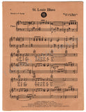 Handy, William Christopher - Signed Score Saint Louis Blues