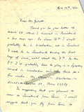 Gieseking, Walter - Autograph Letter Signed 1950