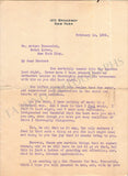 Price, Walter W. - Typed Letter Signed to Arturo Toscanini 1935