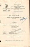 Conductors - Signed Programs 1930s-1960s Lot