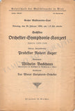 Backhaus, Wilhelm - Set of 36 Concert Programs