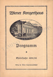 Backhaus, Wilhelm - Set of 36 Concert Programs