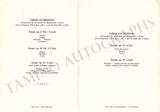 Backhaus, Wilhelm - Set of 36 Concert Programs