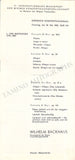 Backhaus, Wilhelm - Set of 36 Concert Programs