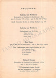 Backhaus, Wilhelm - Set of 36 Concert Programs