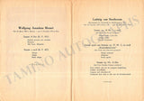 Backhaus, Wilhelm - Set of 36 Concert Programs