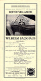 Backhaus, Wilhelm - Set of 36 Concert Programs
