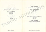 Backhaus, Wilhelm - Set of 36 Concert Programs