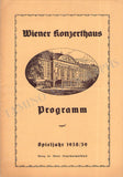 Backhaus, Wilhelm - Set of 36 Concert Programs