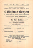 Backhaus, Wilhelm - Set of 36 Concert Programs