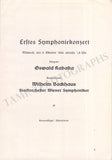 Backhaus, Wilhelm - Set of 36 Concert Programs