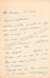 Busnach, William Bertrand - Collection of 12 Autograph Letters Signed 1882-1887