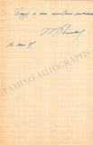 Busnach, William Bertrand - Collection of 12 Autograph Letters Signed 1882-1887