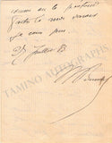 Busnach, William Bertrand - Collection of 12 Autograph Letters Signed 1882-1887
