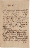 Ehlers, Wilhelm - Autograph Letter Signed 1824