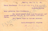 Volkmann, Wilhelm - Set of 2 Autograph Letters Signed