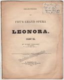 Fry, Wiliam Henry - Signature Cut 1858 on Score