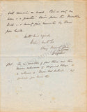 Gilbert, W. S. - Autograph Letter Signed 1895