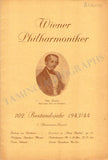 Knappertsbusch, Hans - Concert Program Vienna 1943