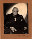 Churchill, Winston - Large Original Signed Photo 1950