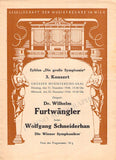Schneiderhan, Wolfgang - Concert Program Vienna 1948
