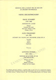 Schneiderhan, Wolfgang - Concert Program Salzburg 1963