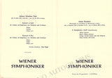 Schneiderhan, Wolfgang - Concert Program Vienna 1962