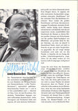 German Actors and Actresses - Signed Programs Lot
