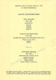 Francescatti, Zino - Concert Program Salzburg 1962