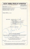 Conductors Signed Program Pages – Set of 42