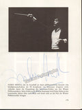 Mehta, Zubin - Signed Program Vienna 1981
