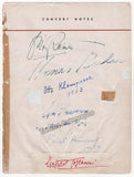 The Instruments of the Orchestra - Booklet signed by +25 famous conductors