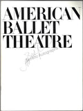 Baryshnikov, Mikhail - Godunov, Alexander & Others - Signed Program American Ballet 1982
