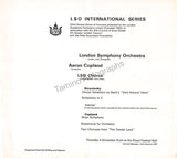 Copland, Aaron - Signed Program 1965