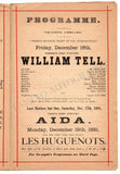 Her Majesty's Opera Company - US Tour Program 1881-1882