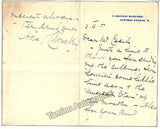 Crossley-Mueck, Ada - Autograph Letter Signed 1907
