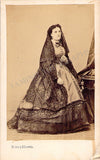 Ristori, Adelaide - Vintage CDV Photograph